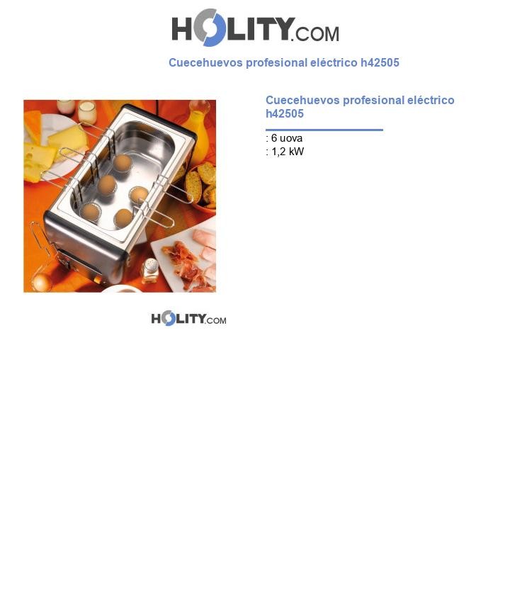 Cuecehuevos profesional eléctrico h42505