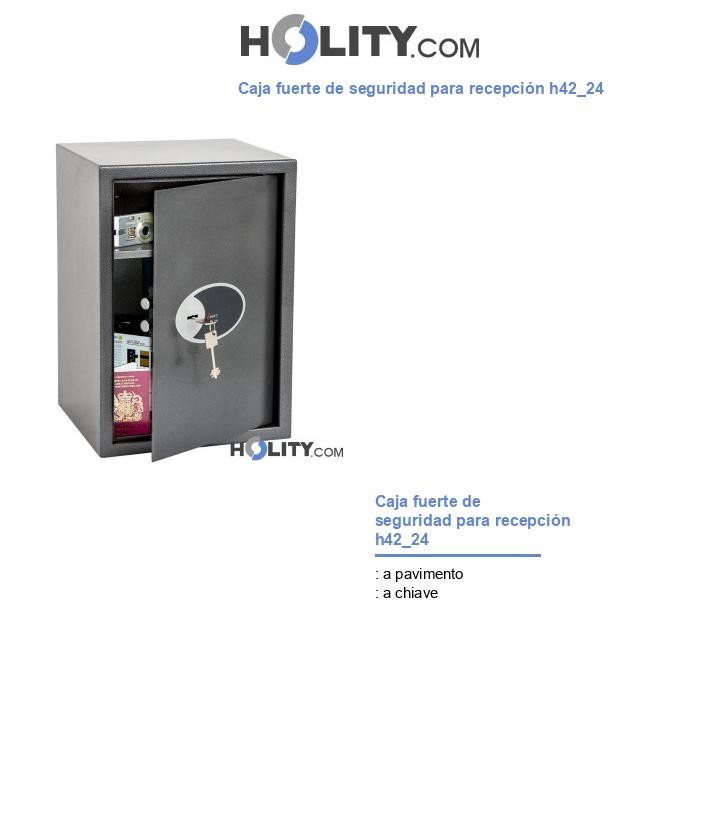 Caja fuerte de seguridad para recepción h42_24