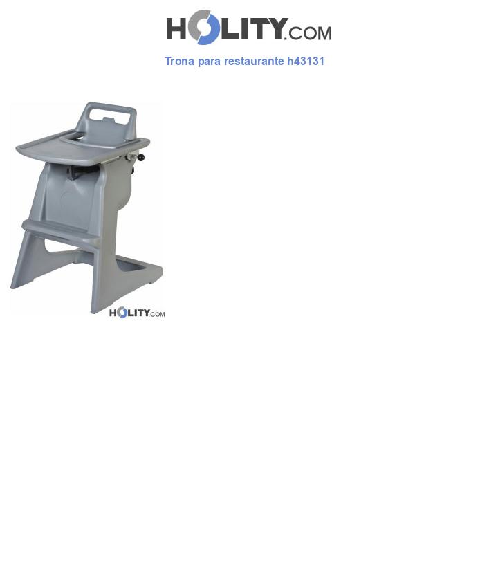 Trona para restaurante h43131