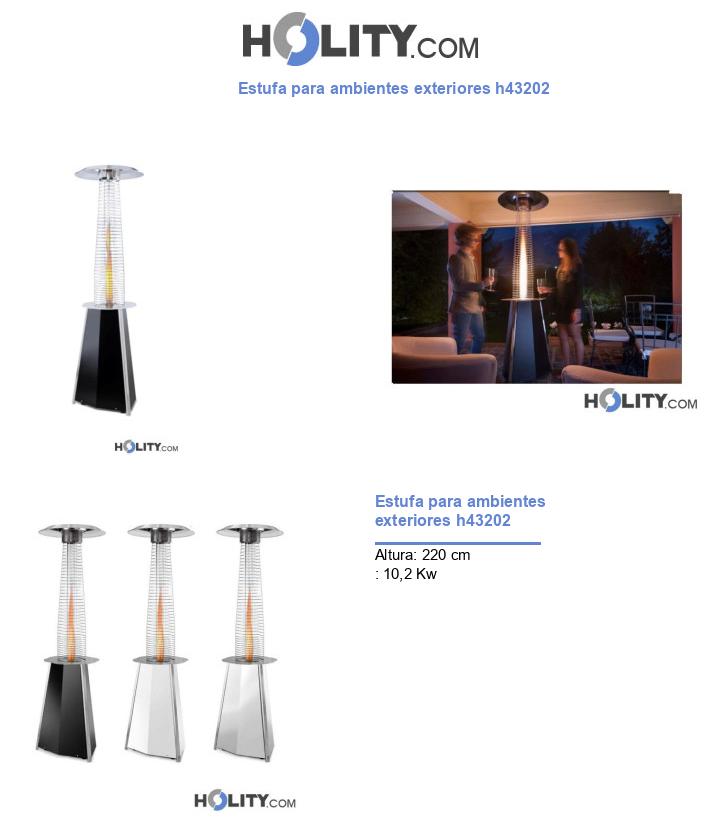 Estufa para ambientes exteriores h43202