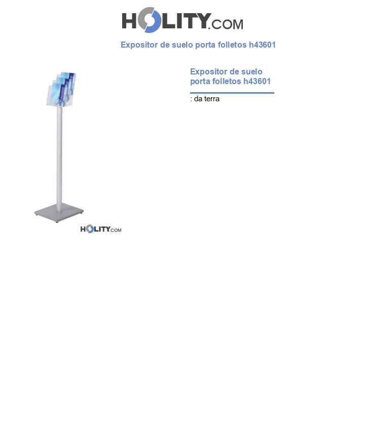 Expositor de suelo porta folletos h43601