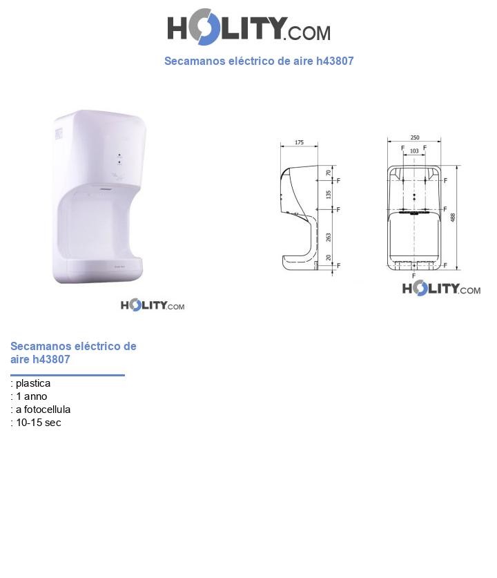 Secamanos eléctrico de aire h43807