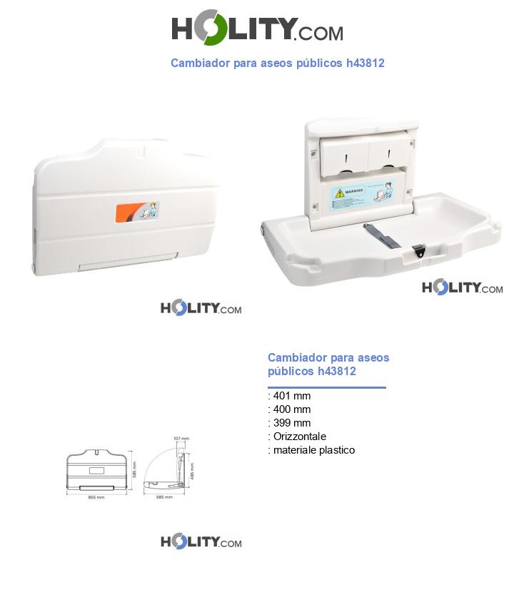 Cambiador para aseos públicos h43812