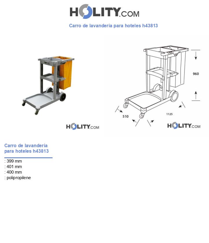 Carro de lavandería para hoteles h43813