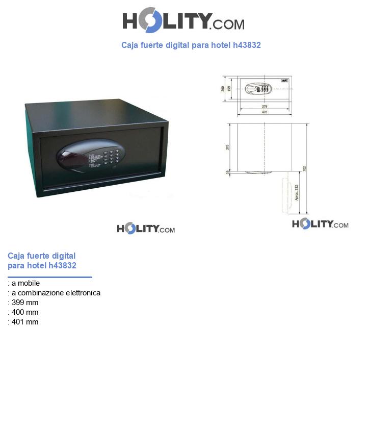 Caja fuerte digital para hotel h43832