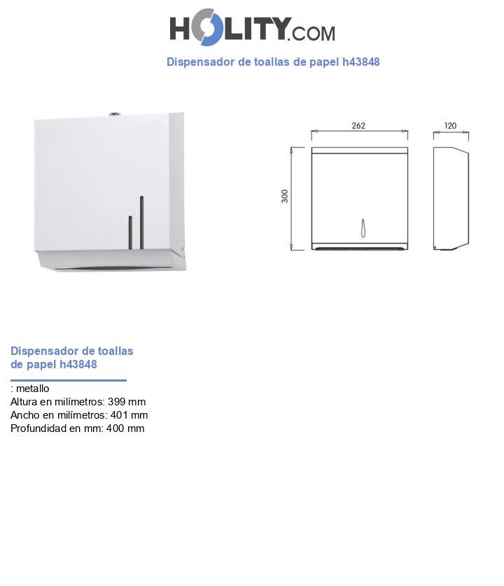 Dispensador de toallas de papel h43848