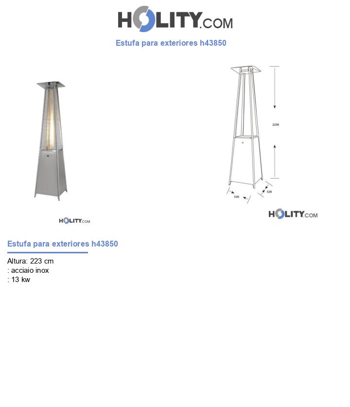 Estufa para exteriores h43850