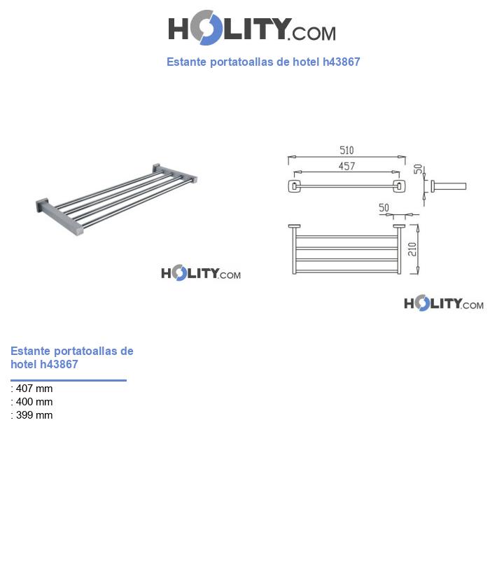 Estante portatoallas de hotel h43867