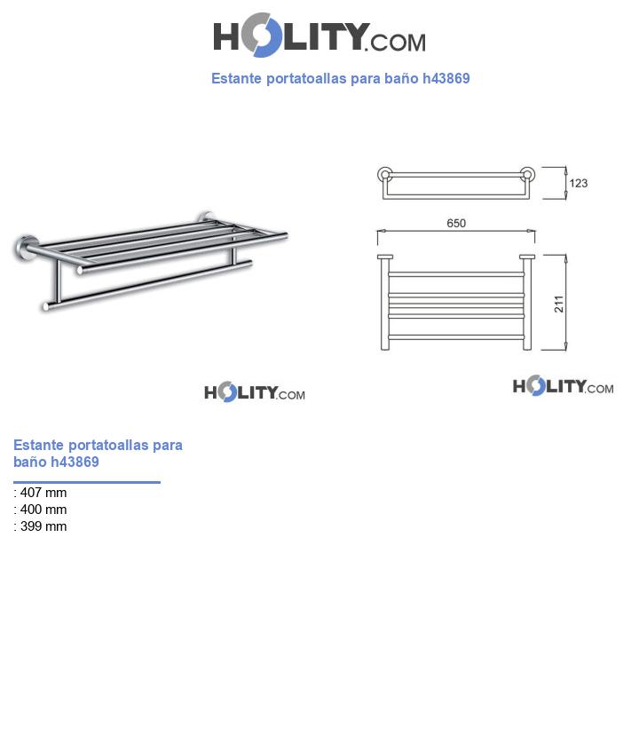 Estante portatoallas para baño h43869