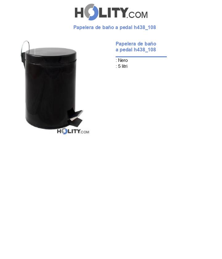 Papelera de baño a pedal h438_108