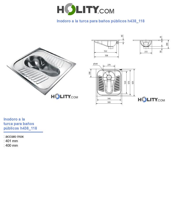 Inodoro a la turca para baños públicos h438_118