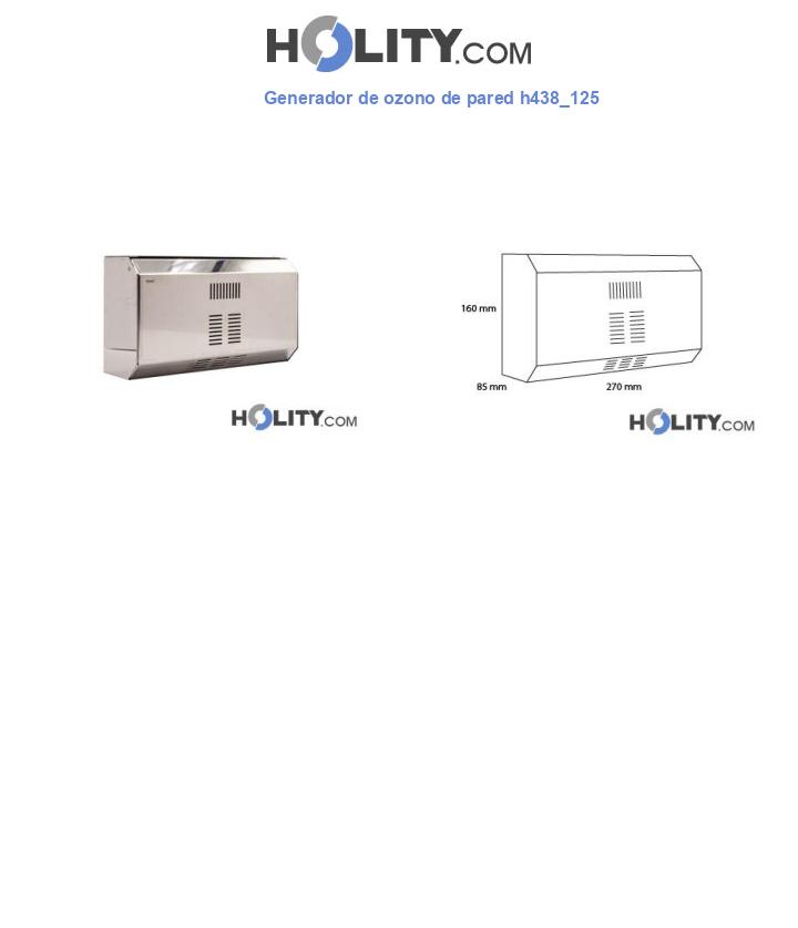 Generador de ozono de pared h438_125