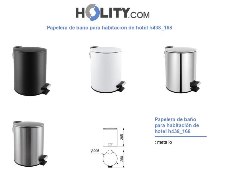 Papelera de baño para habitación de hotel h438_168
