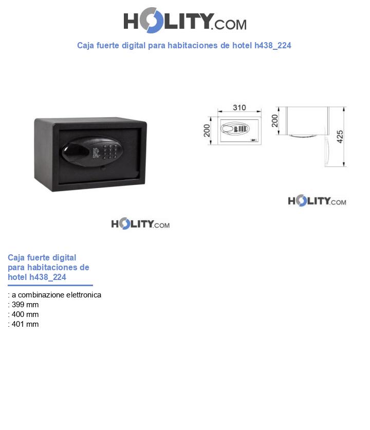 Caja fuerte digital para habitaciones de hotel h438_224