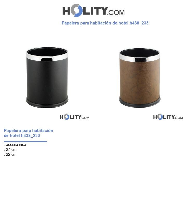 Papelera para habitación de hotel h438_233