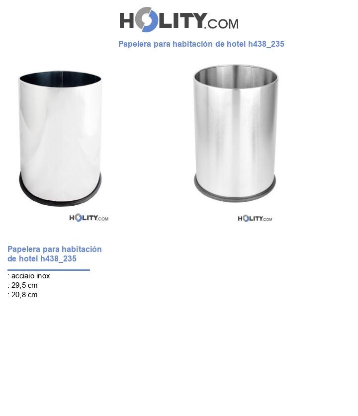 Papelera para habitación de hotel h438_235