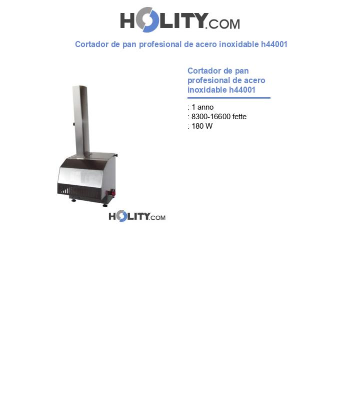 Cortador de pan profesional de acero inoxidable h44001