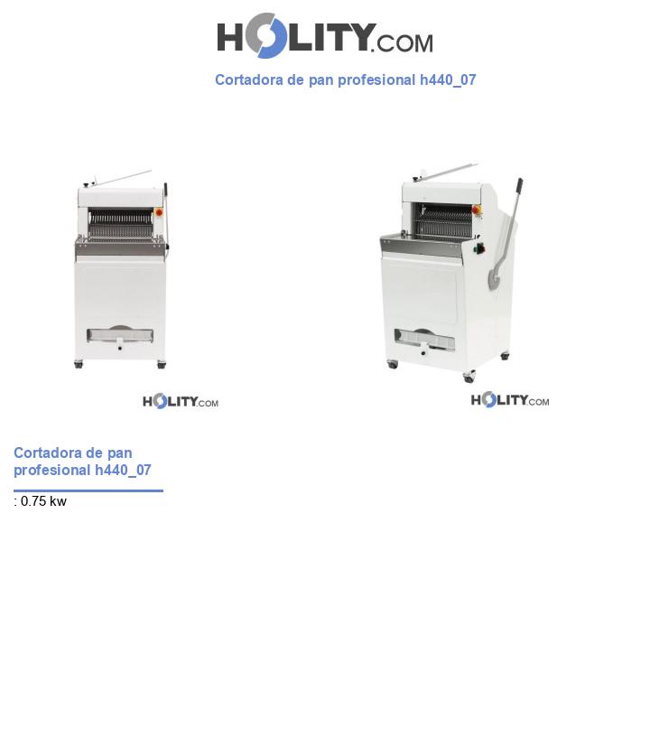 Cortadora de pan profesional h440_07