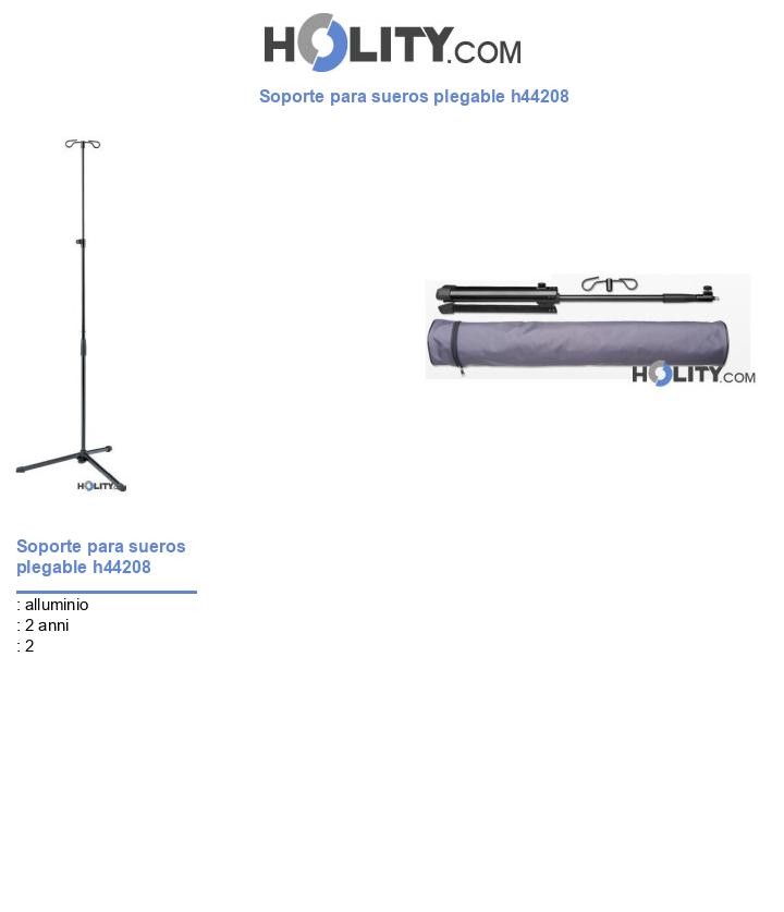 Soporte para sueros plegable h44208