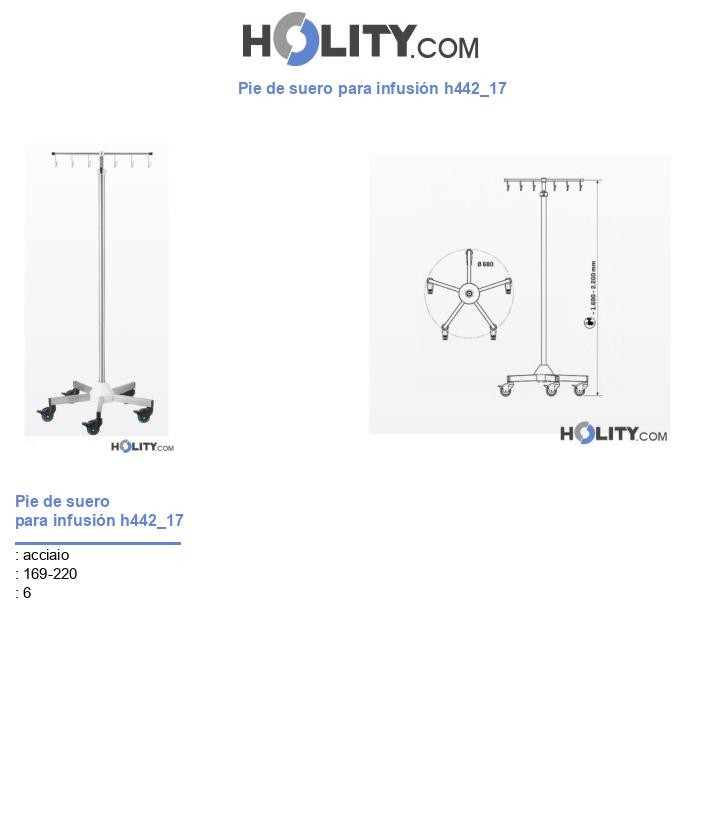Pie de suero para infusión h442_17
