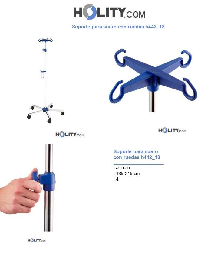 Soporte para suero con ruedas h442_18