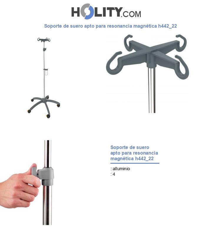 Soporte de suero apto para resonancia magnética h442_22