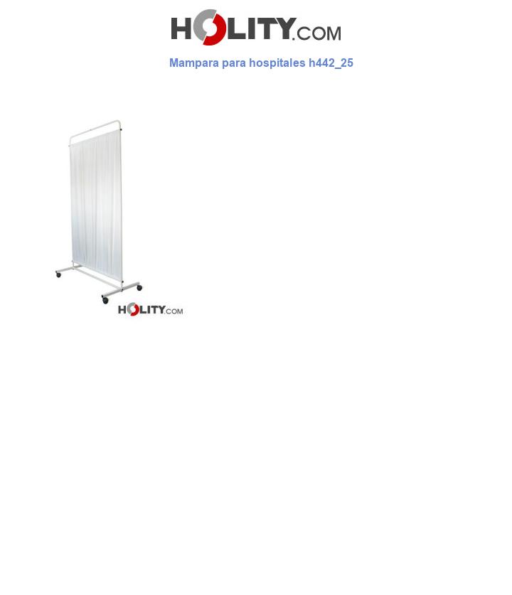 Mampara para hospitales h442_25