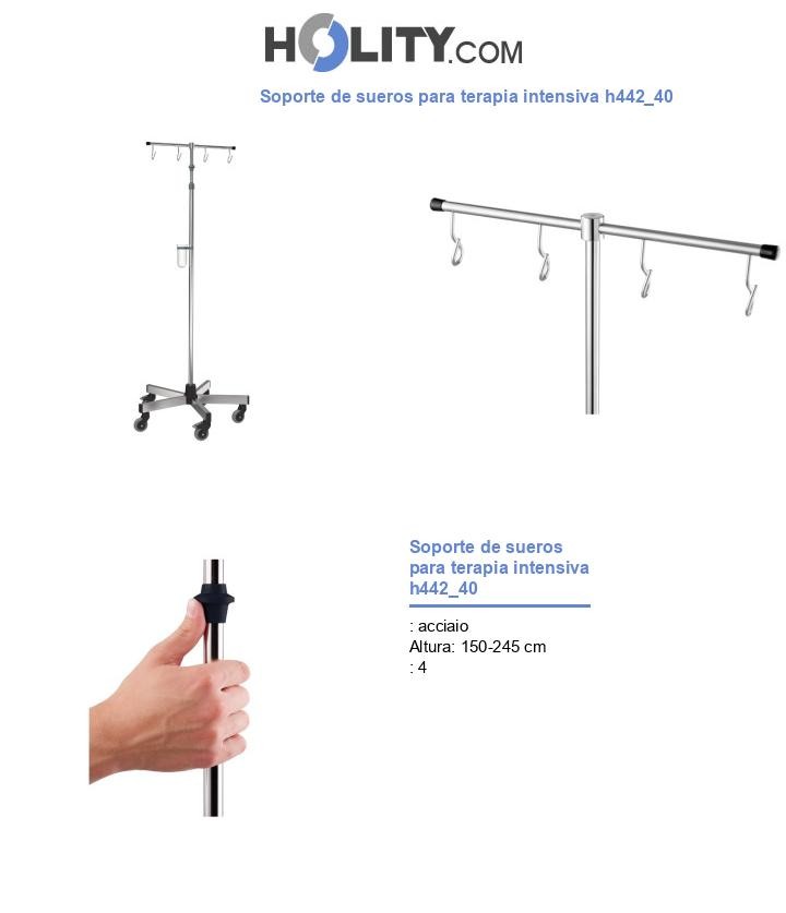Soporte de sueros para terapia intensiva h442_40