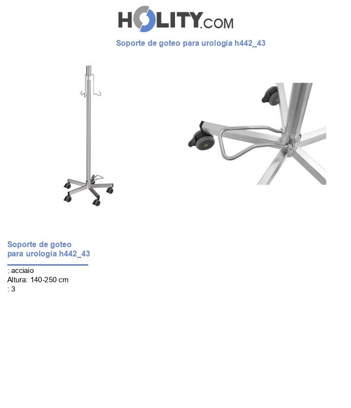 Soporte de goteo para urología h442_43