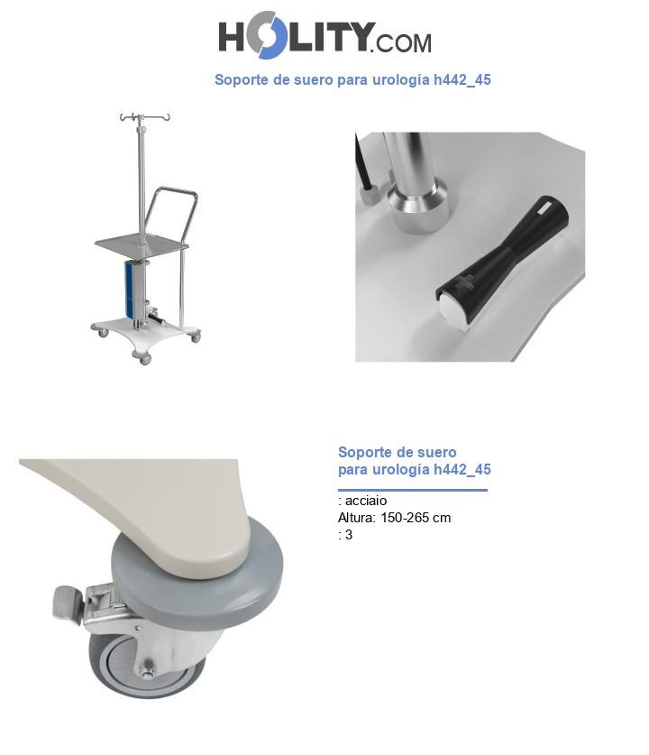Soporte de suero para urología h442_45
