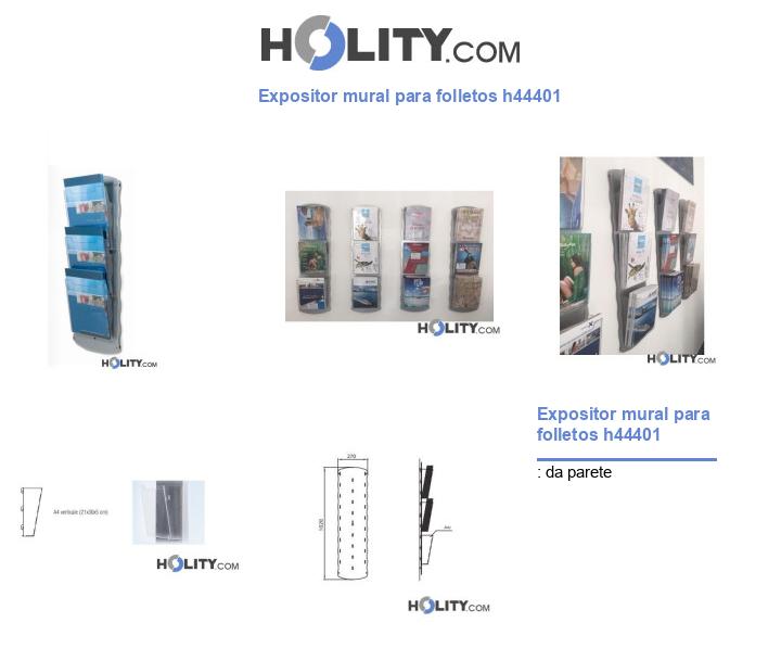 Expositor mural para folletos h44401