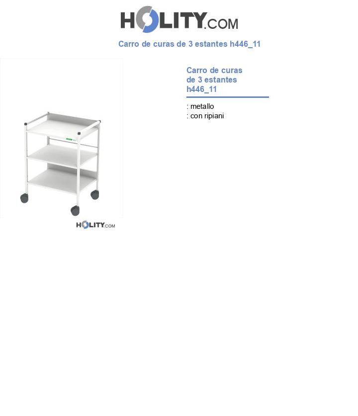 Carro de curas de 3 estantes h446_11
