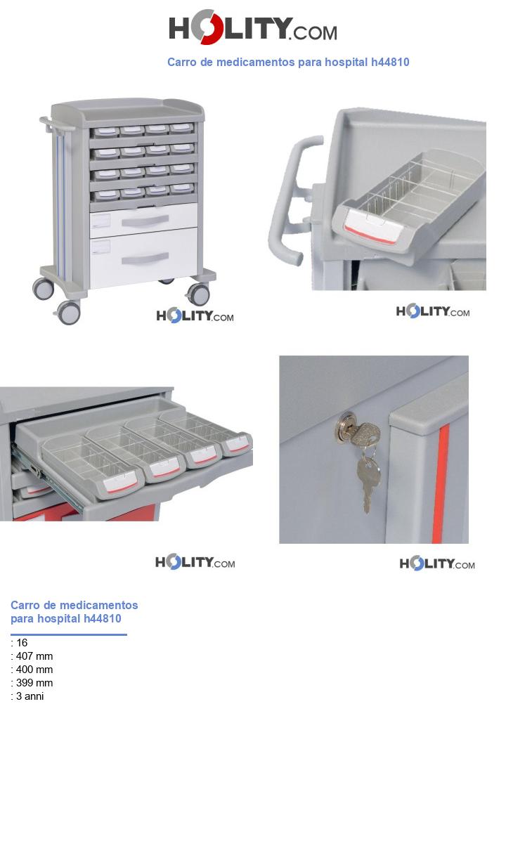 Carro de medicamentos para hospital h44810