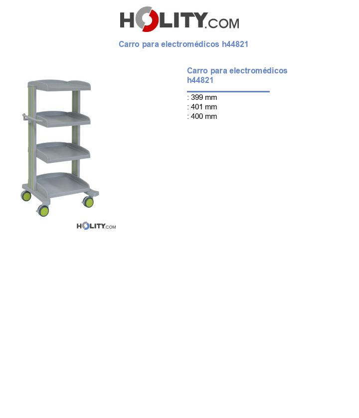 Carro para electromédicos h44821