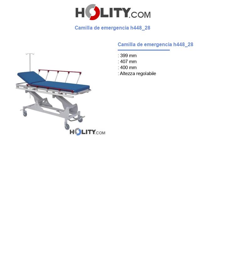 Camilla de emergencia h448_28