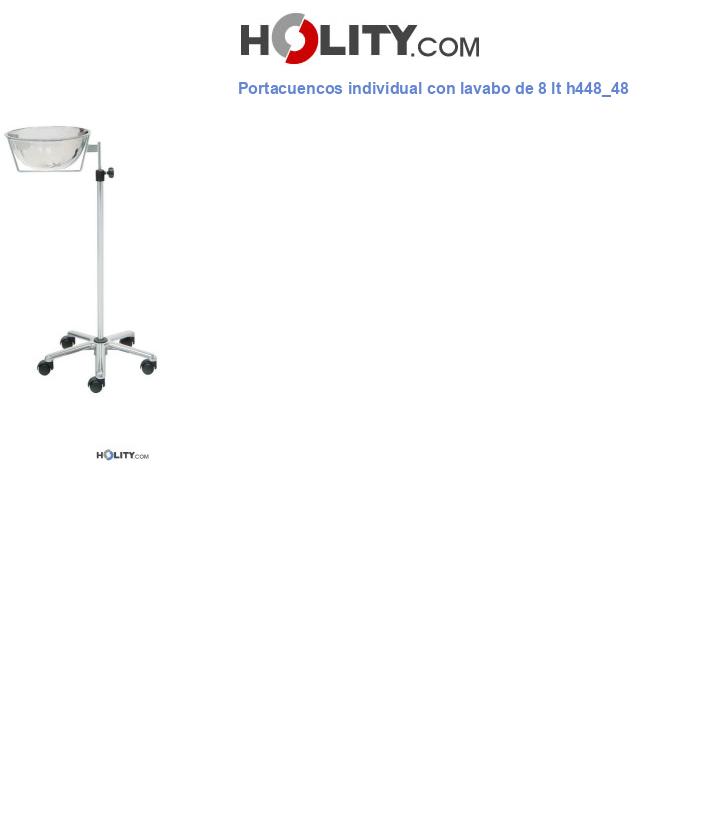 Portacuencos individual con lavabo de 8 lt h448_48