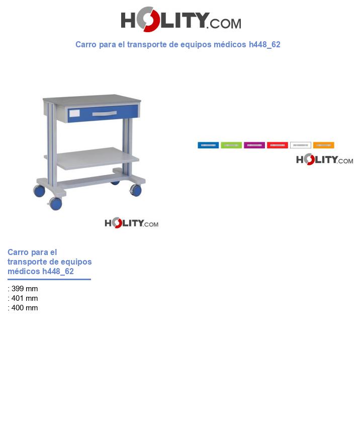 Carro para el transporte de equipos médicos h448_62