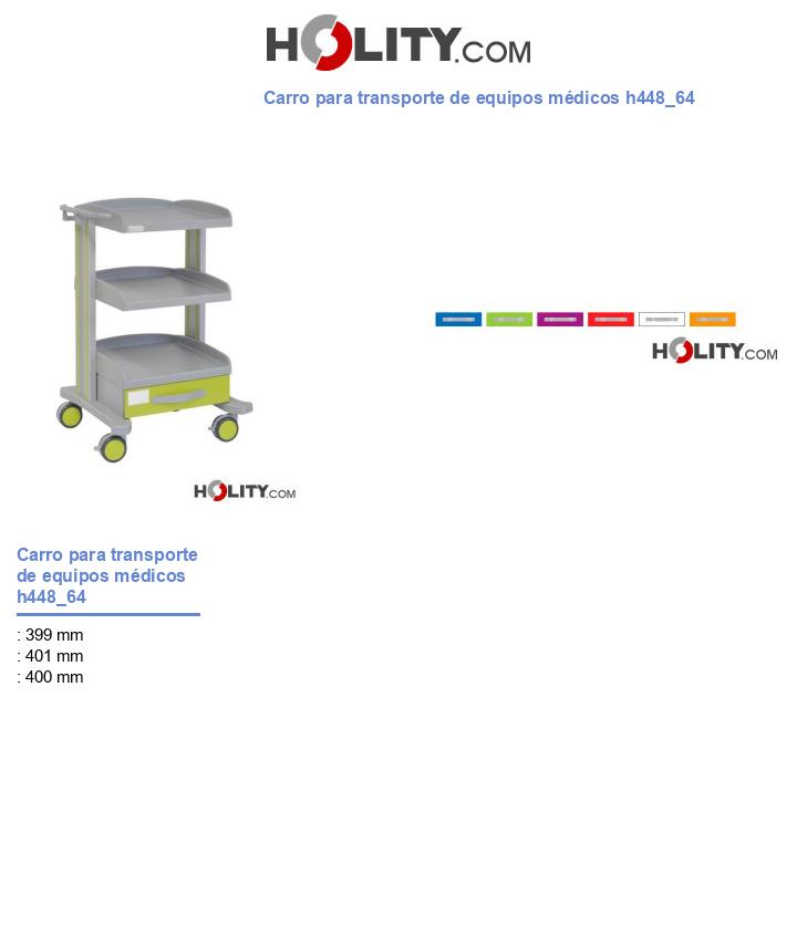 Carro para transporte de equipos médicos h448_64