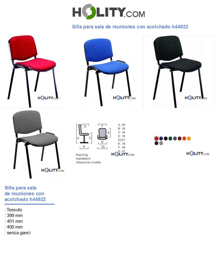 Silla para sala de reuniones con acolchado h44922