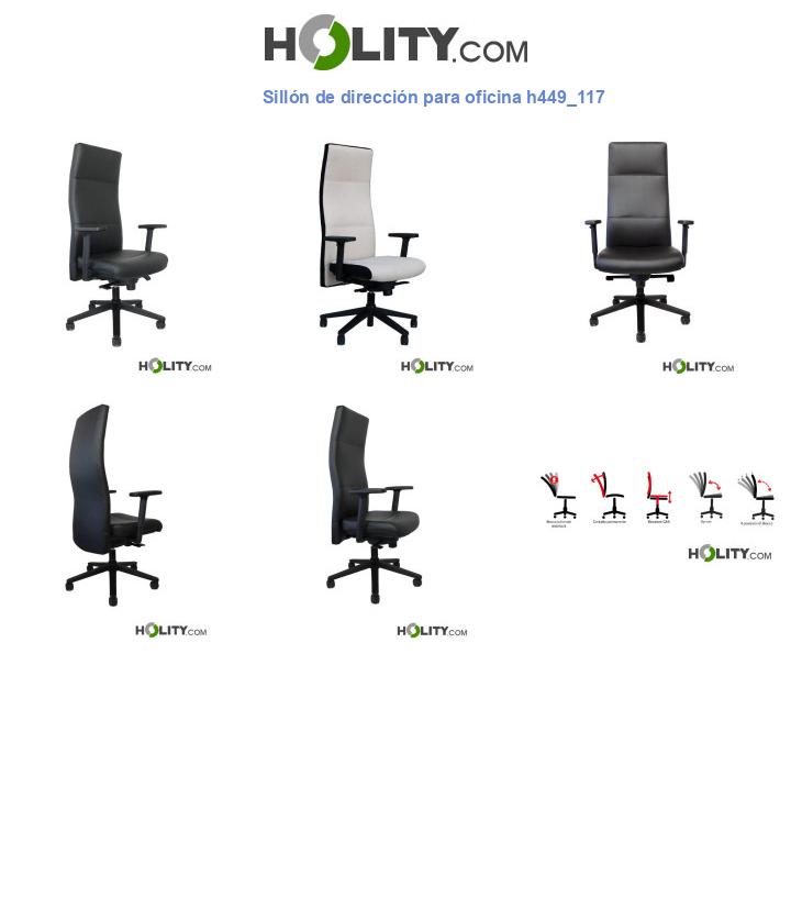 Sillón de dirección para oficina h449_117