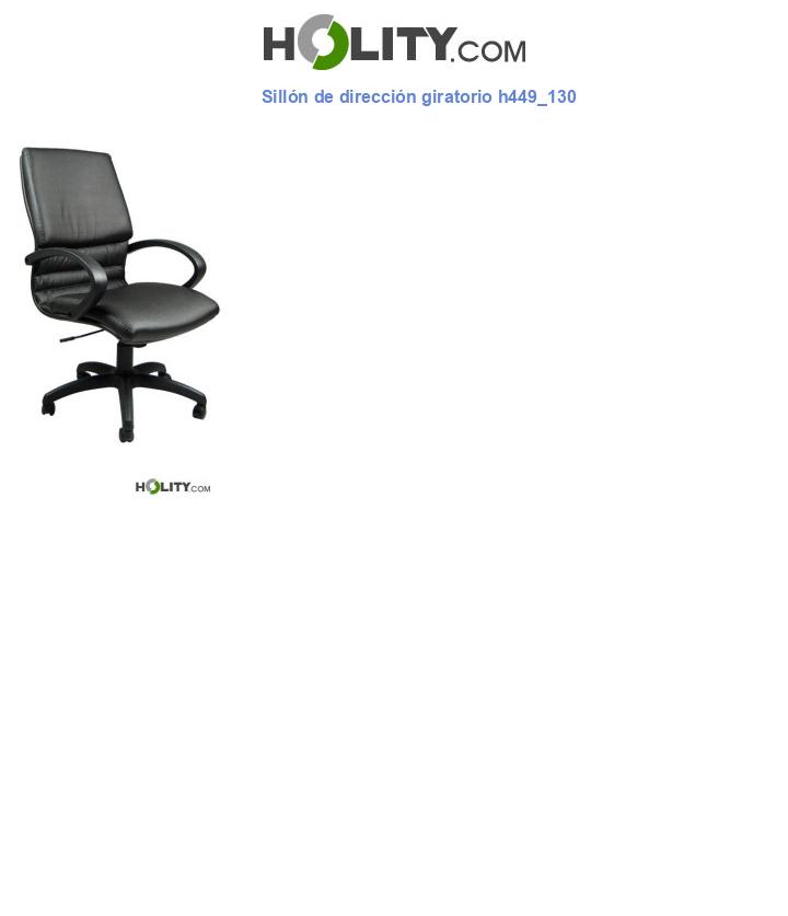 Sillón de dirección giratorio h449_130