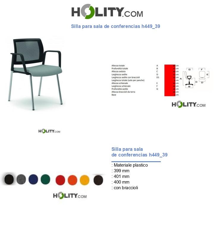 Silla para sala de conferencias h449_39