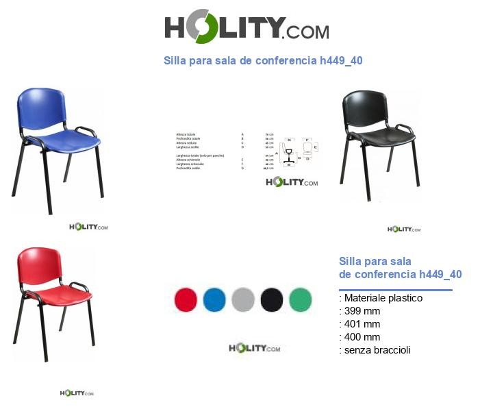 Silla para sala de conferencia h449_40