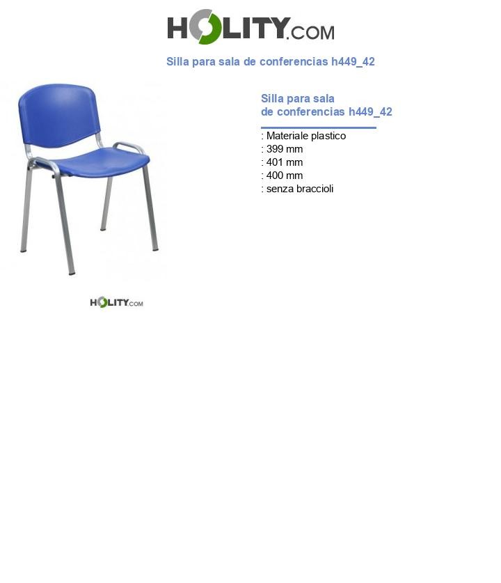 Silla para sala de conferencias h449_42