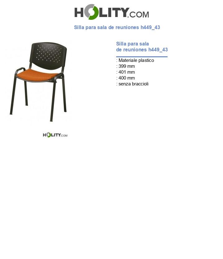 Silla para sala de reuniones h449_43