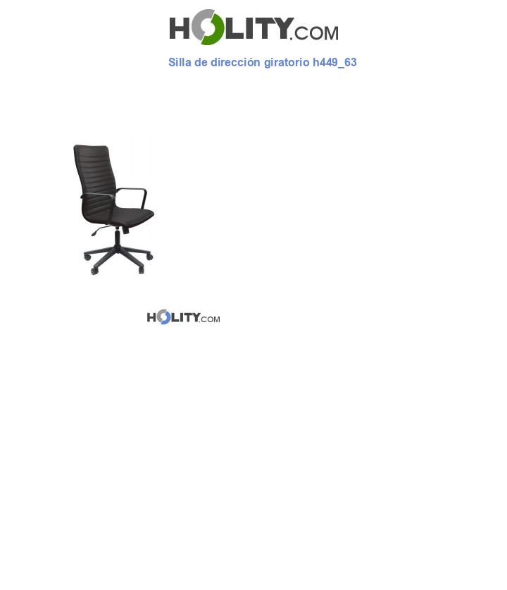 Silla de dirección giratorio h449_63