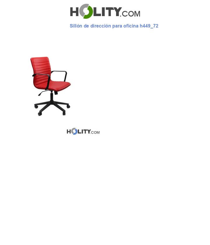 Sillón de dirección para oficina h449_72