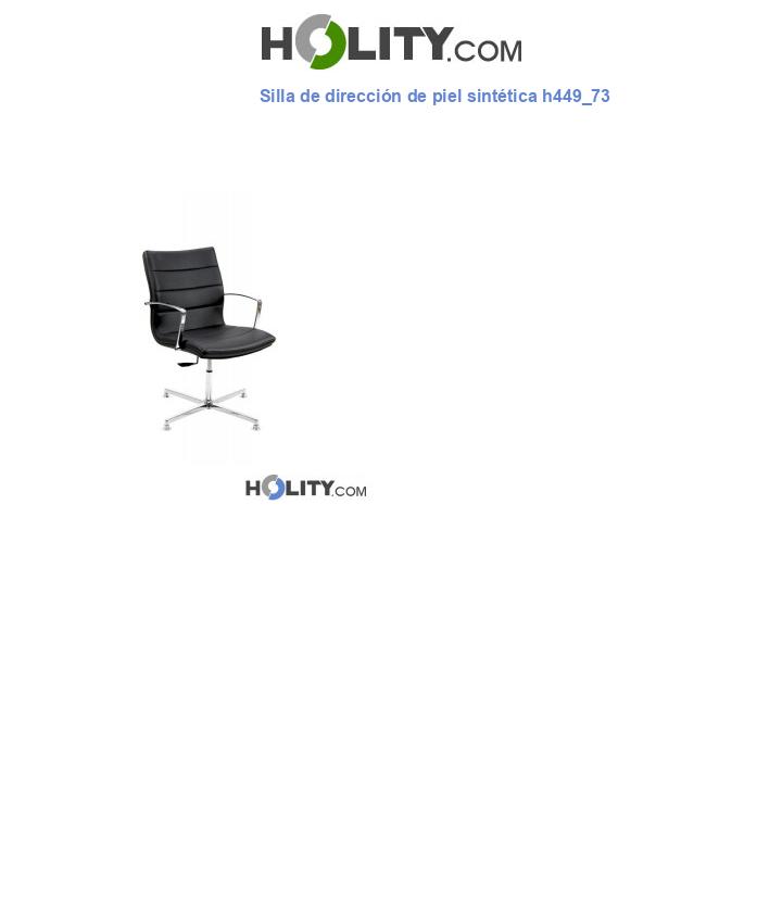 Silla de dirección de piel sintética h449_73