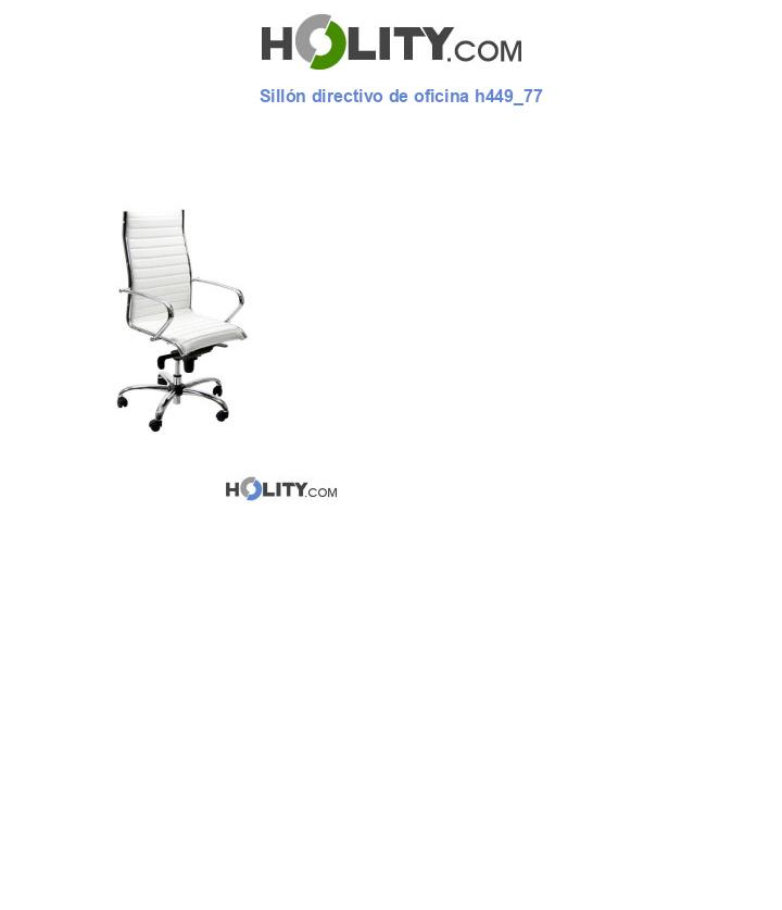 Sillón directivo de oficina h449_77