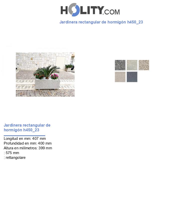 Jardinera rectangular de hormigón h450_23